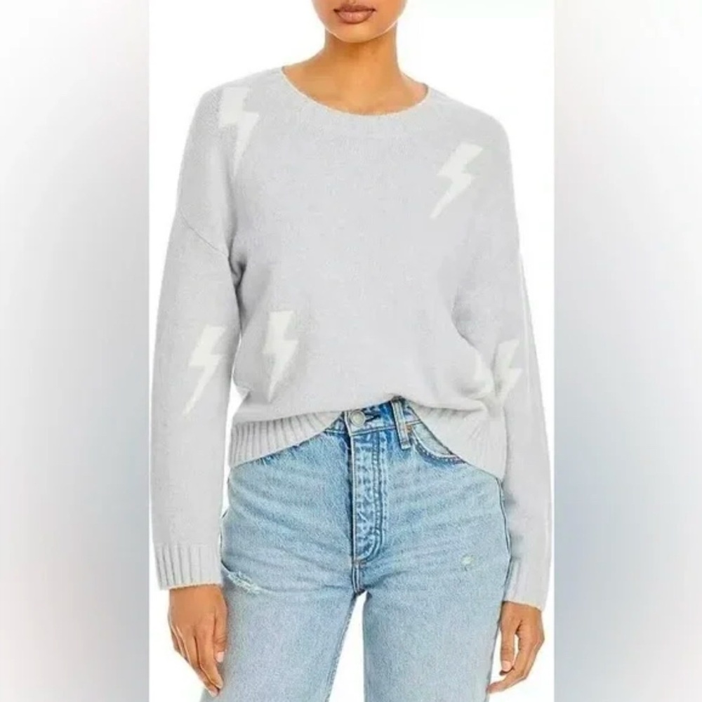 Rails Grey lightning bolt sweater